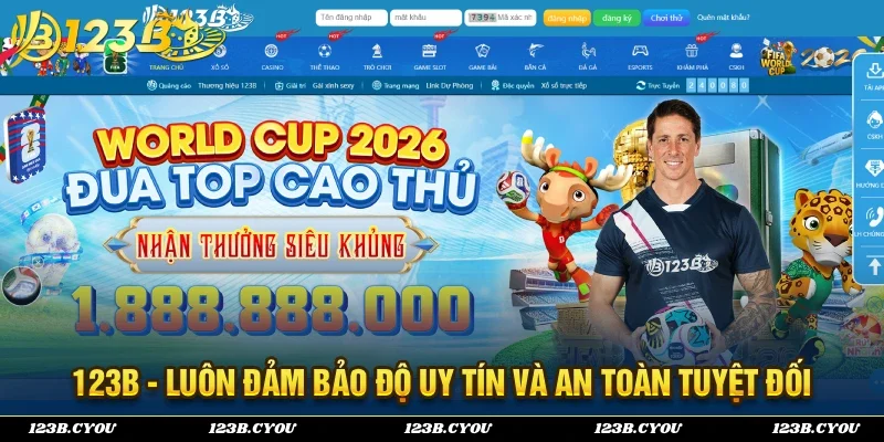 123B - Đảm bảo độ uy tín và minh bạch tuyệt đối cho mọi hoạt động của mình
